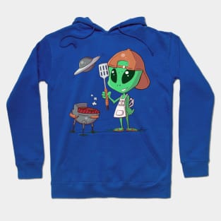 “Kiss the Cook” Alien Hoodie